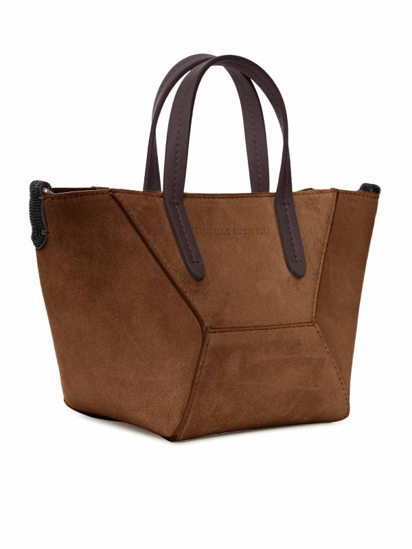 BRUNELLO CUCINELLI: トートバッグ online - トートバッグ - ブラウン