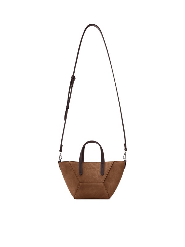 トートバッグ - ブラウン shop online: BRUNELLO CUCINELLI