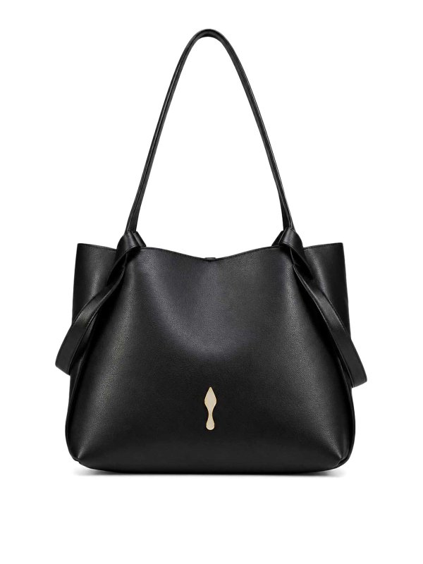 CHRISTIAN LOUBOUTIN: トートバッグ - トートバッグ - 黒