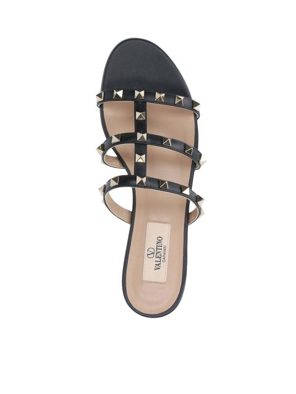 サンダル - 黒 shop online: VALENTINO GARAVANI