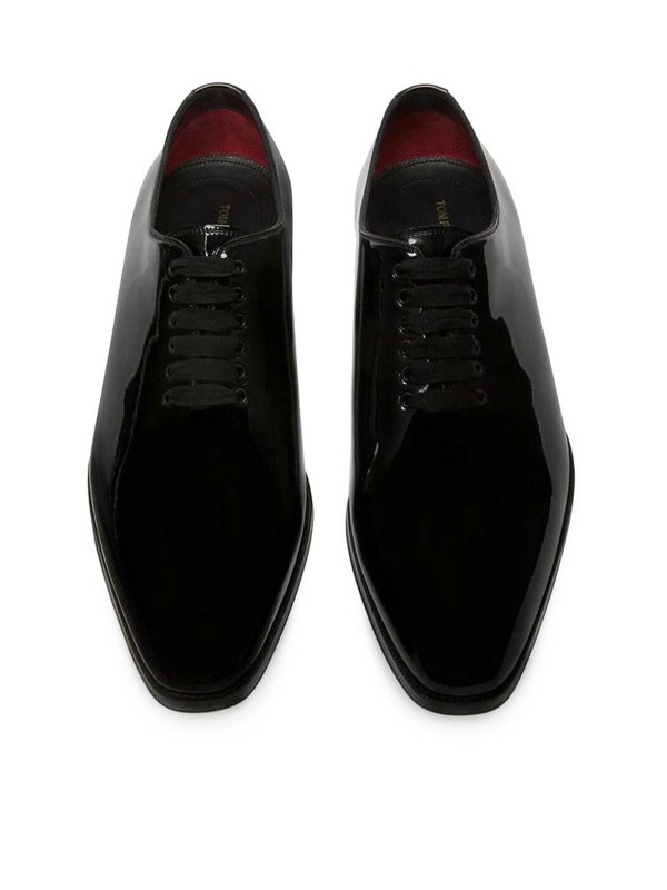 編み上げ靴 - 黒 shop online: TOM FORD