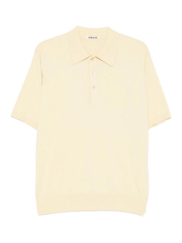 AURALEE: Poloshirts - Poloshirt - Gelb