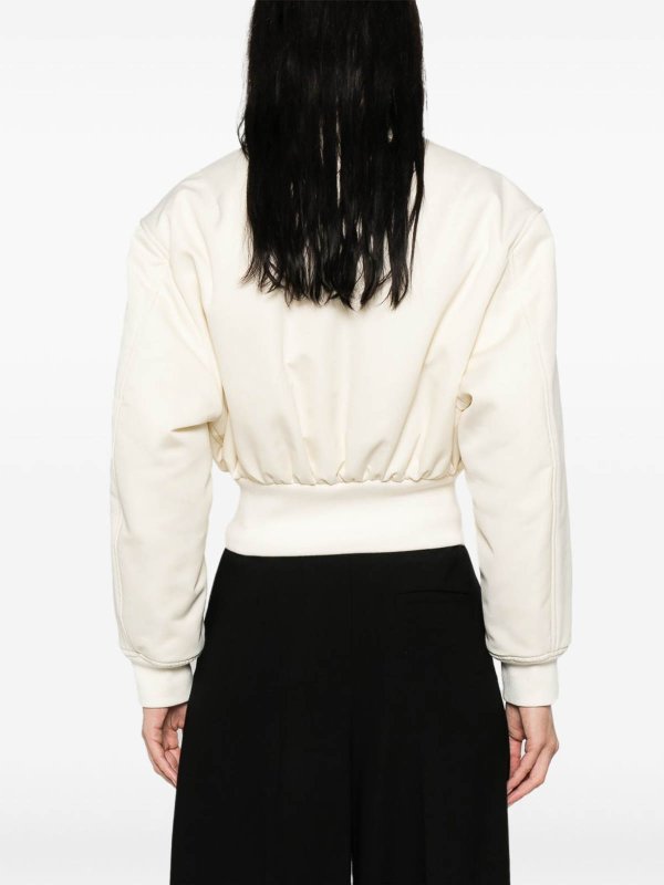 BALENCIAGA: bombers online - Cropped Bomber Jacket