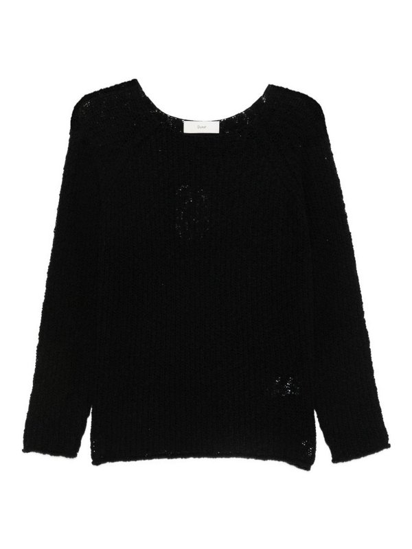 DUNST: Pull col rond - Pull Col Rond - Noir