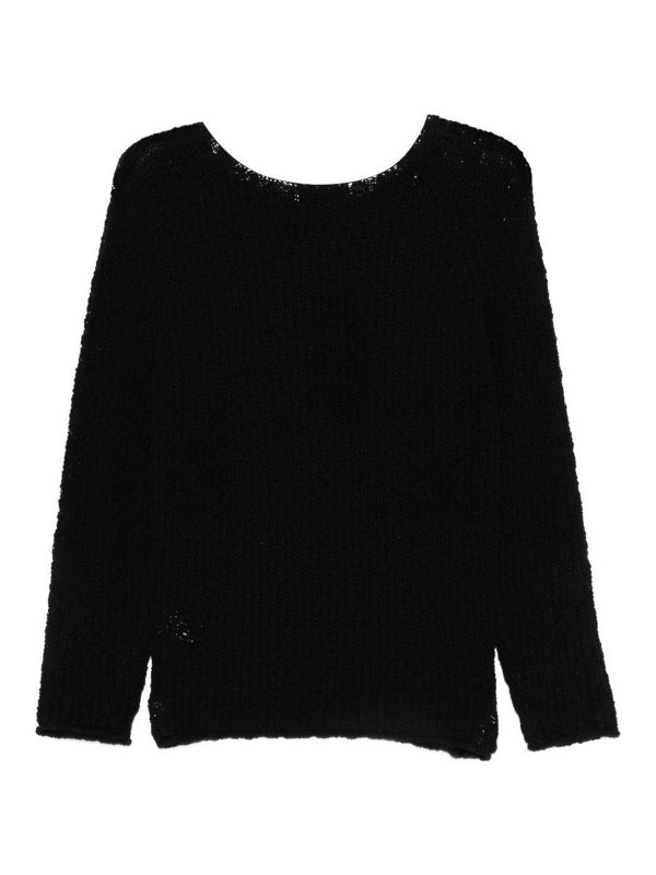 DUNST: Pull col rond online - Pull Col Rond - Noir