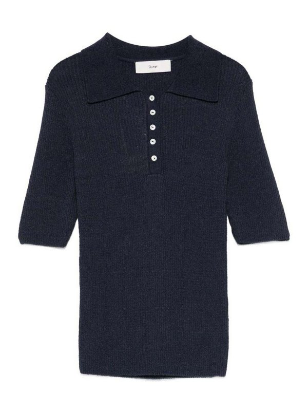 DUNST: Poloshirts - Poloshirt - Blau