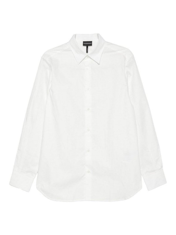 EMPORIO ARMANI: シャツ - シャツ - 白