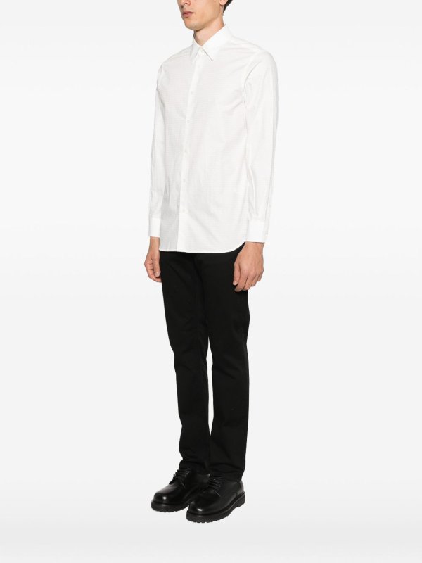 シャツ - 白 shop online: EMPORIO ARMANI