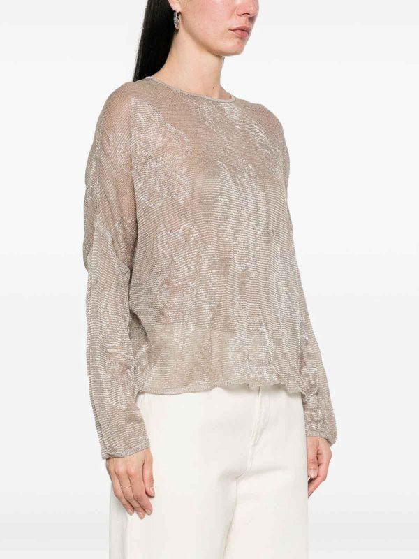 EMPORIO ARMANI: クルーネック online - クルーネック - 銀