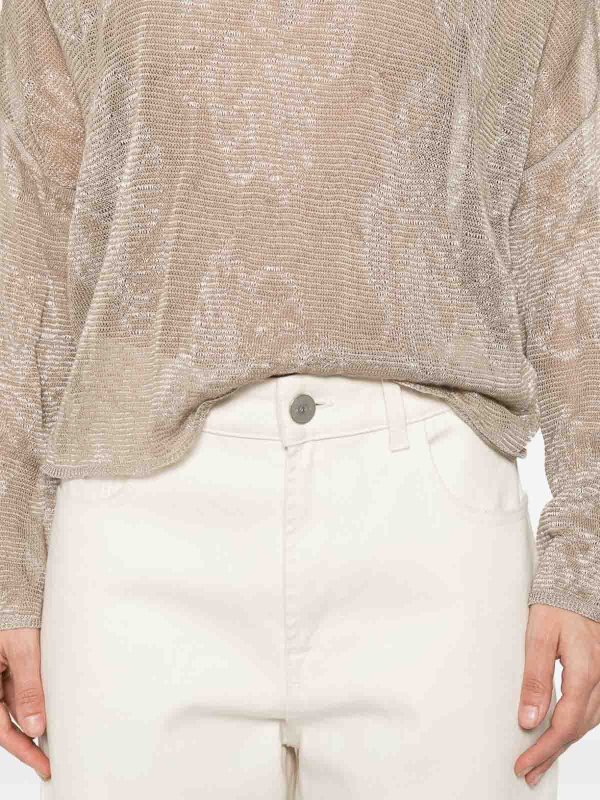 クルーネック - 銀 shop online: EMPORIO ARMANI