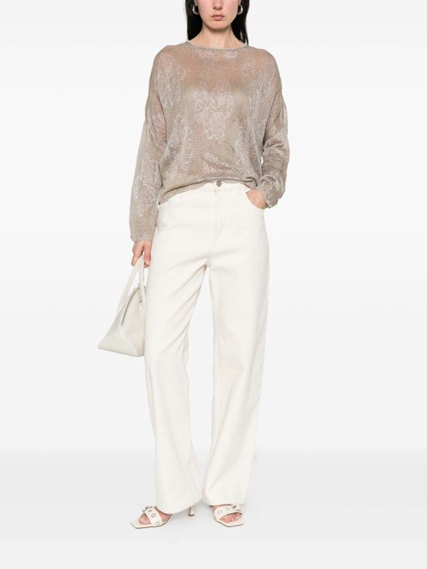 EMPORIO ARMANI buy online クルーネック - 銀