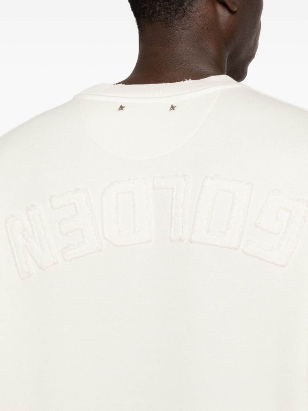 スウェットシャツ/セーター - 白 shop online: GOLDEN GOOSE