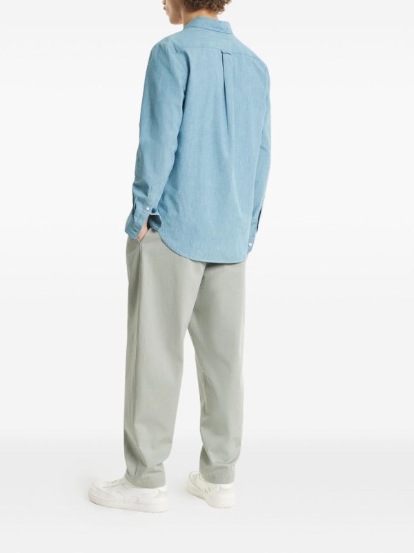 MAISON KITSUNÉ buy online シャツ - ライトブルー