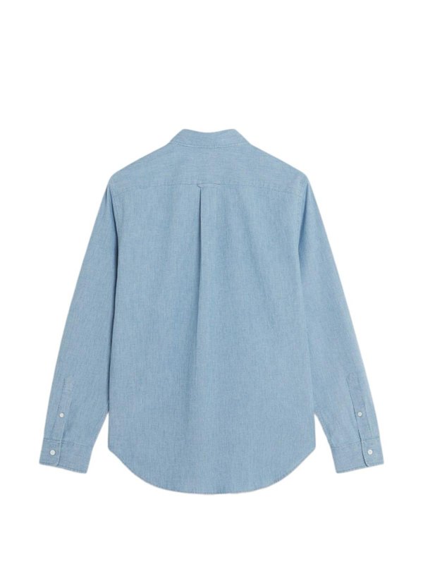 The Best Shops MAISON KITSUNÉ: シャツ - ライトブルー