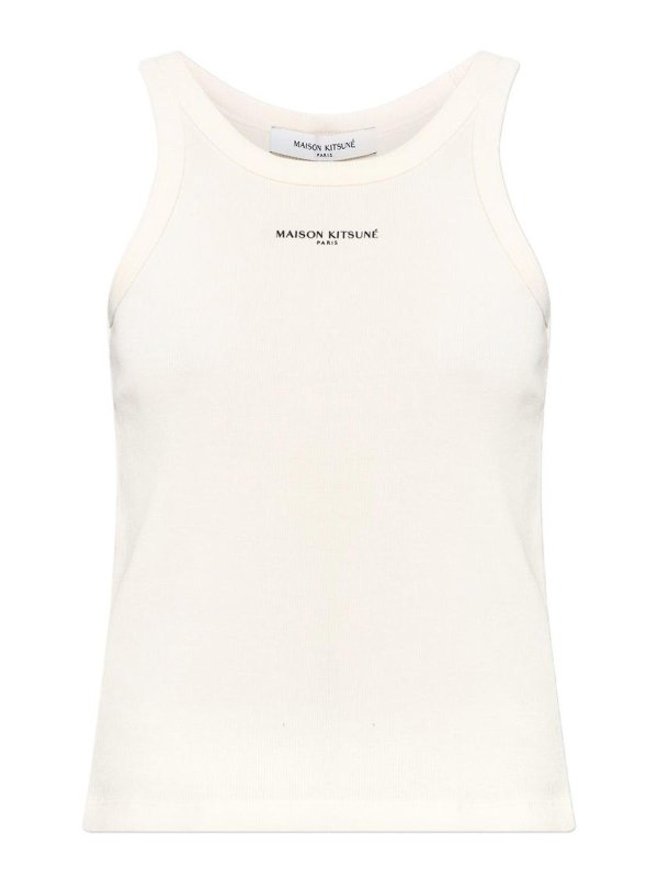 MAISON KITSUNÉ: Tops und Tank Tops - Top - Beige