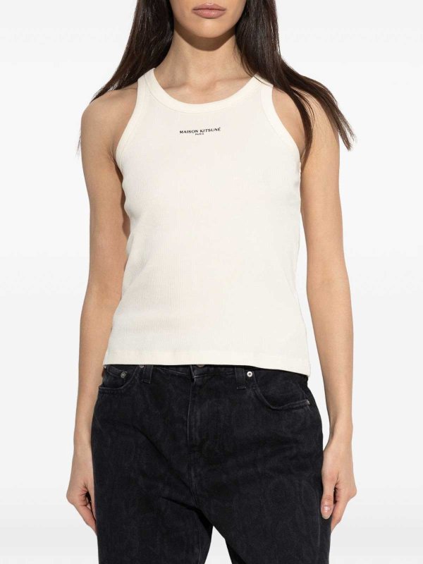MAISON KITSUNÉ: Tops und Tank Tops online - Top - Beige
