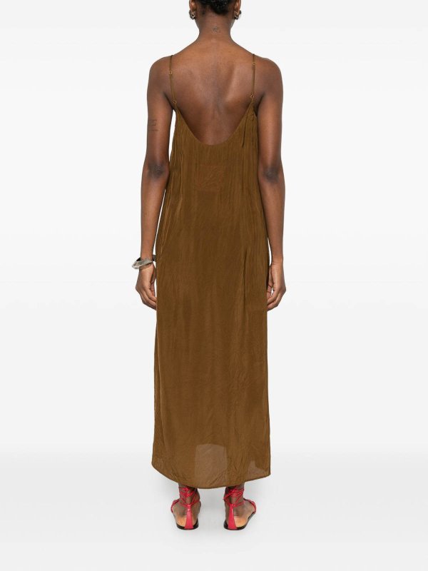 UMA WANG buy online Maxi Robe - Camel