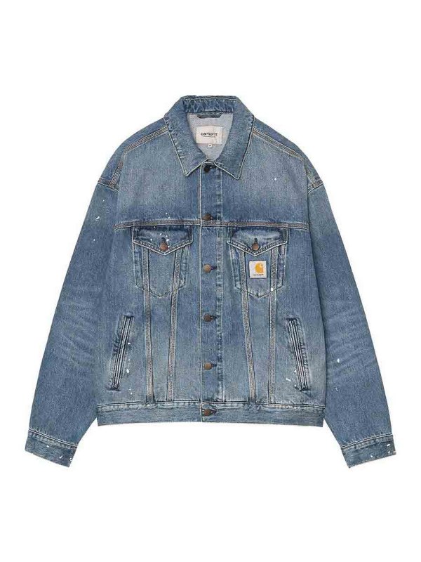 CARHARTT: デニムジャケット - デニムジャケット - ブルー