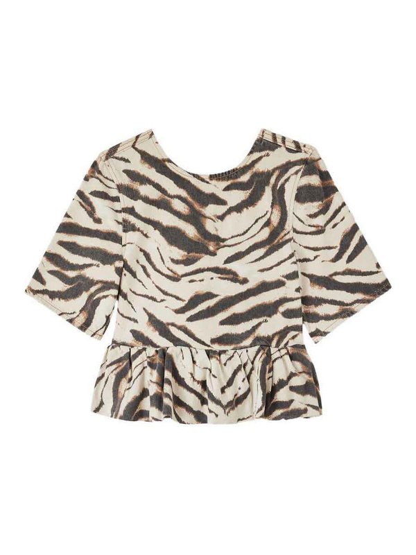 GANNI: Tops und Tank Tops - Top - Weiß