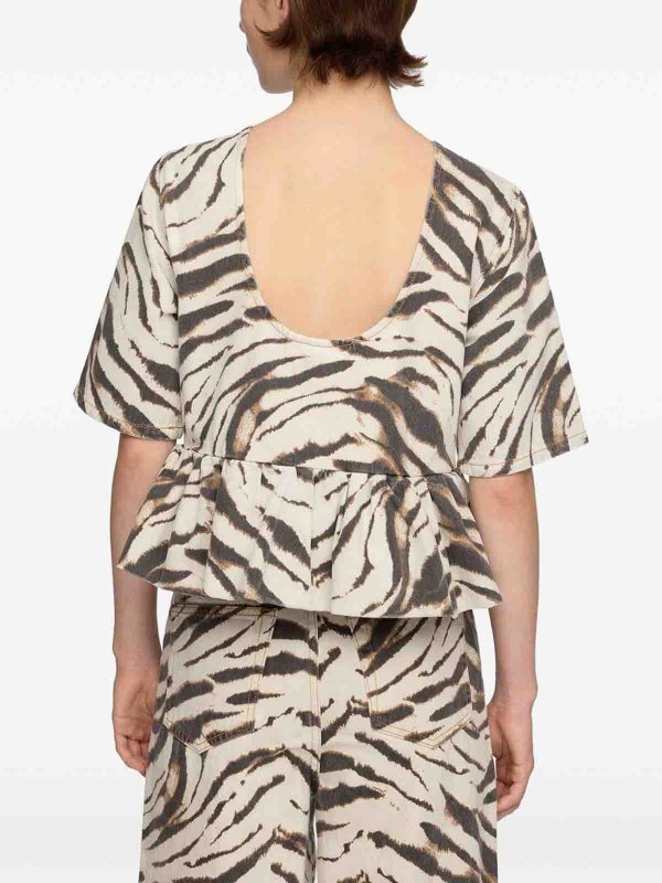 The Best Shops GANNI: Tops und Tank Tops - Top - Weiß