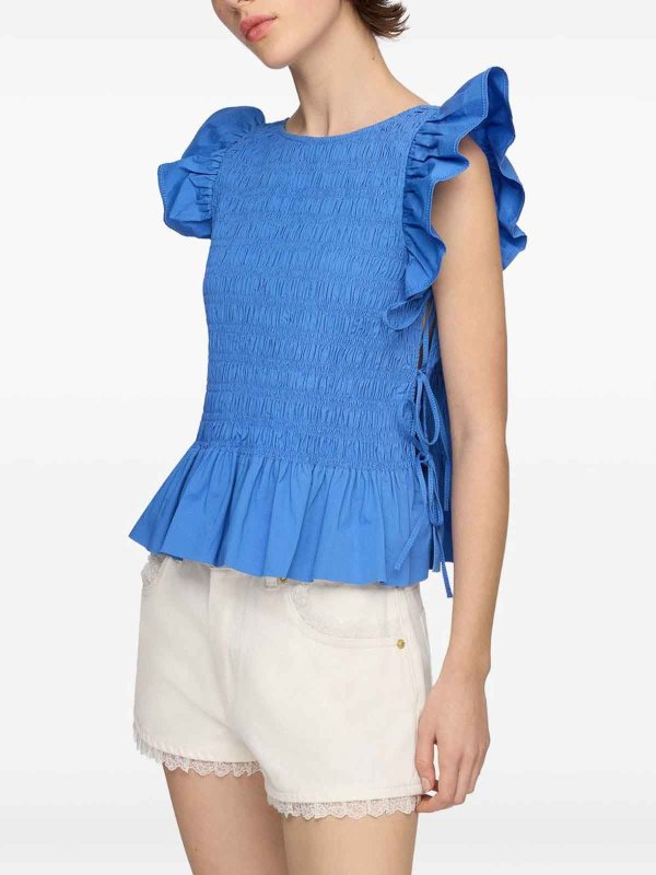 The Best Shops GANNI: Tops und Tank Tops - Top - Blau
