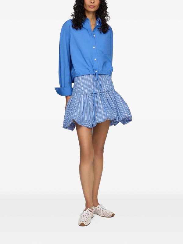 Minirock - Blau shop online: GANNI