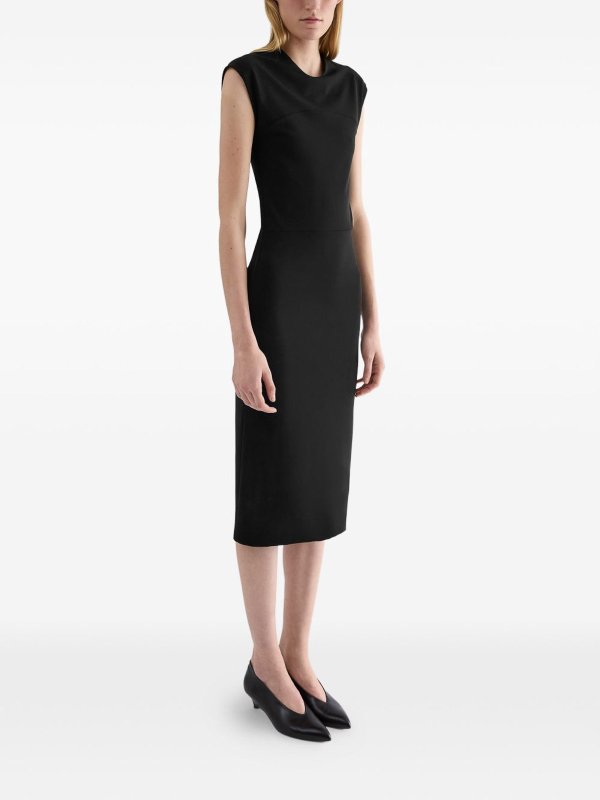 The Best Shops JIL SANDER: Strickpullover mit Rundhalsausschnitt - Rundhalspullover - Schwarz