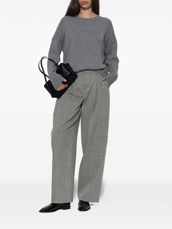 JIL SANDER buy online Rundhalspullover - Grau