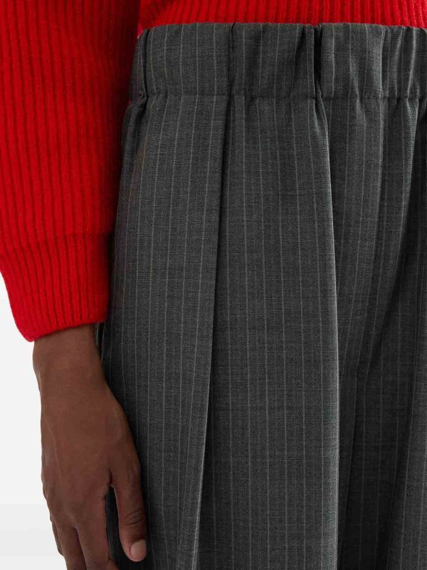 JIL SANDER: casual trousers online - Wool Trousers