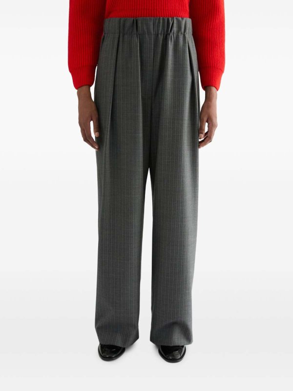 The Best Shops JIL SANDER: casual trousers - Wool Trousers