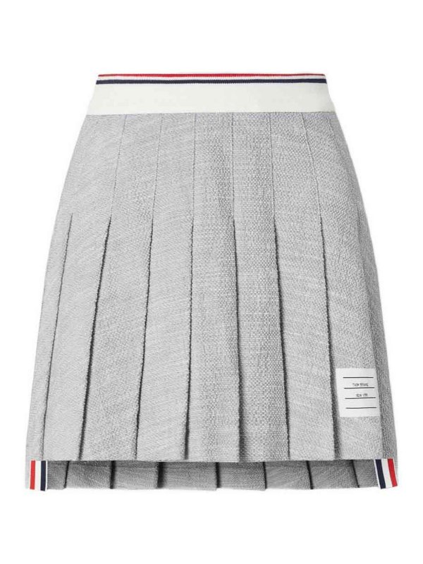 THOM BROWNE: minigonne - Minigonna in cotone