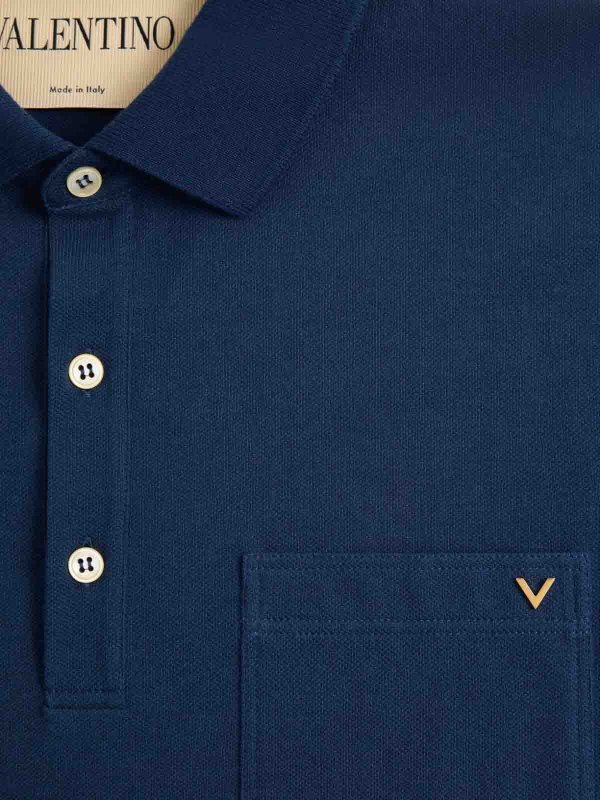 VALENTINO buy online ポロシャツ - ブルー