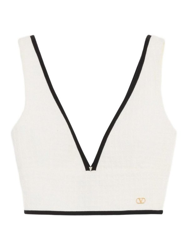 VALENTINO: Tops und Tank Tops - Top - Weiß