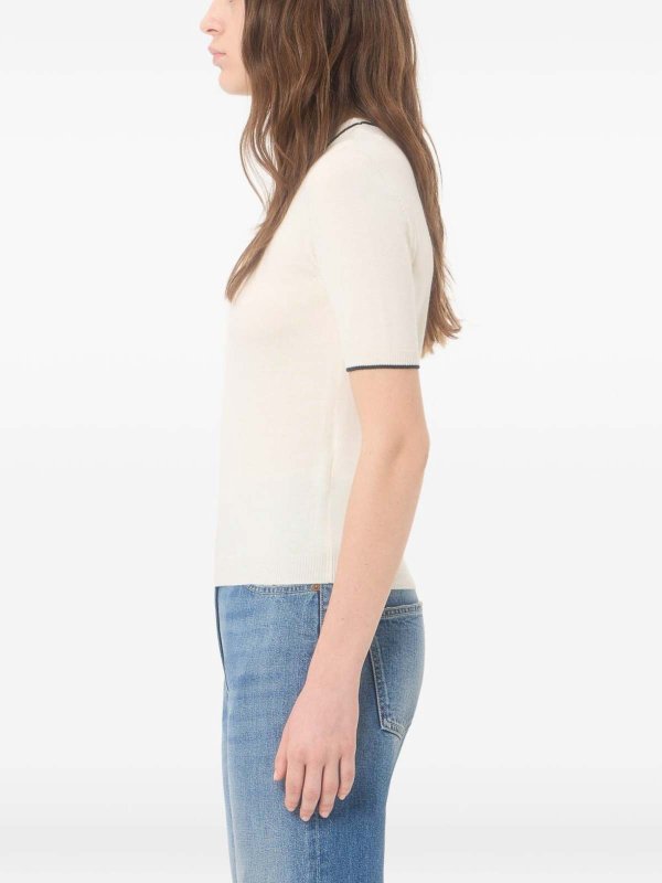 VALENTINO buy online Rundhalspullover - Weiß