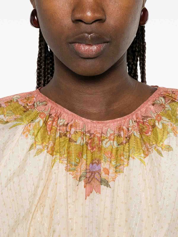 ZIMMERMANN: Pull col rond online - Pull Col Rond - Marron