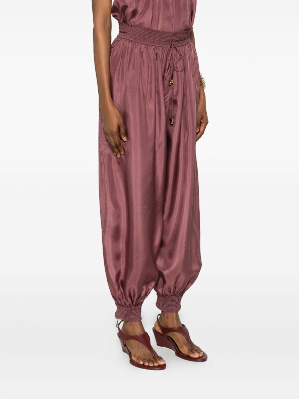 The Best Shops ZIMMERMANN: pantaloni casual - Pantaloni in seta Aster