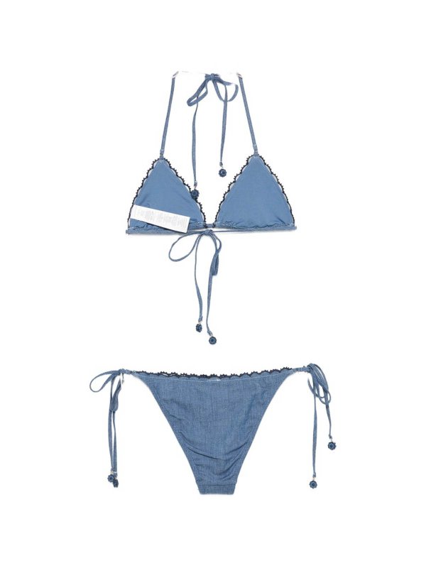 The Best Shops ZIMMERMANN: Bikini - Bikini - Blau
