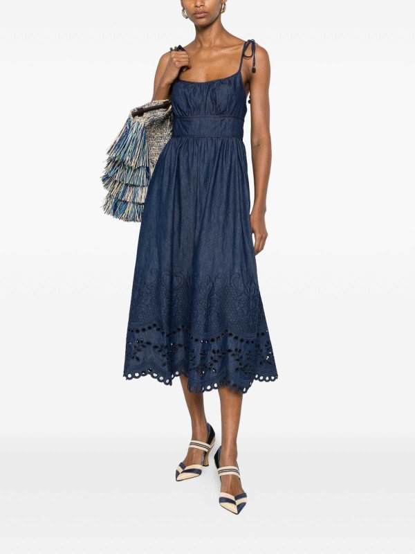 ZIMMERMANN buy online 膝丈ドレス - ブルー