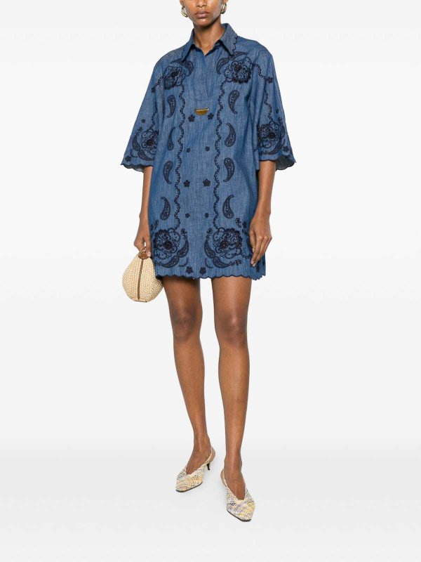ZIMMERMANN: Robes courtes online - Robe Courte - Bleu
