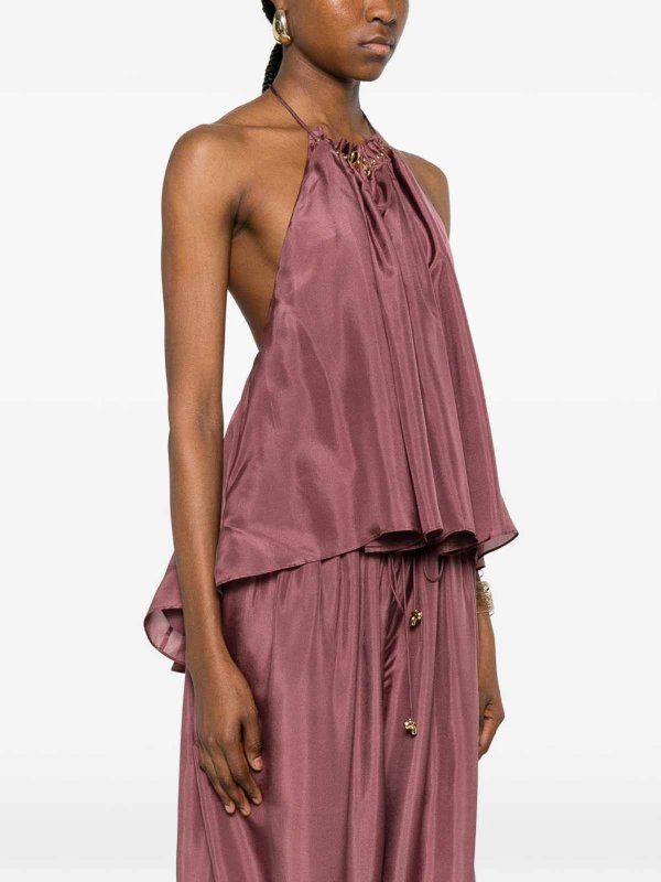 ZIMMERMANN: Tops & Tank tops online - Aster Silk Top