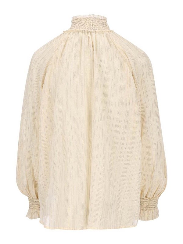 ZIMMERMANN: bluse online - Blusa Aster In Cotone E Seta