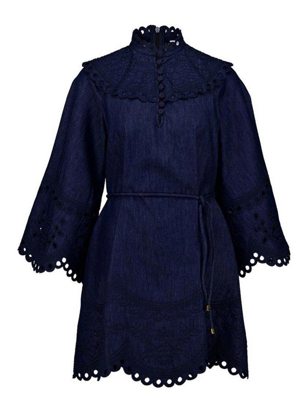 ZIMMERMANN: Col roulé & Col polo - Pull Col Roulé - Bleu