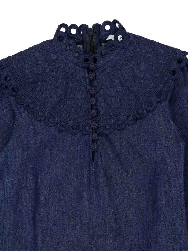ZIMMERMANN: Col roulé & Col polo online - Pull Col Roulé - Bleu