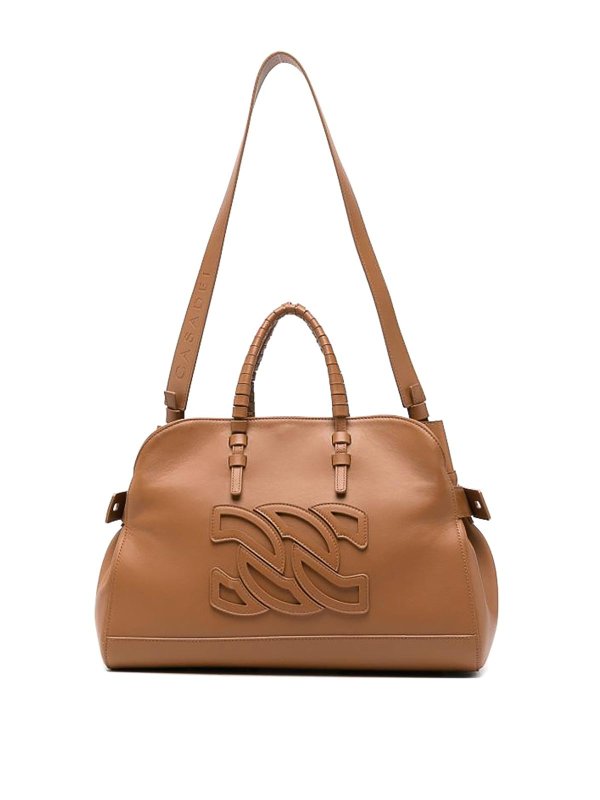 Casadei: Handtaschen - Shopper - Braun