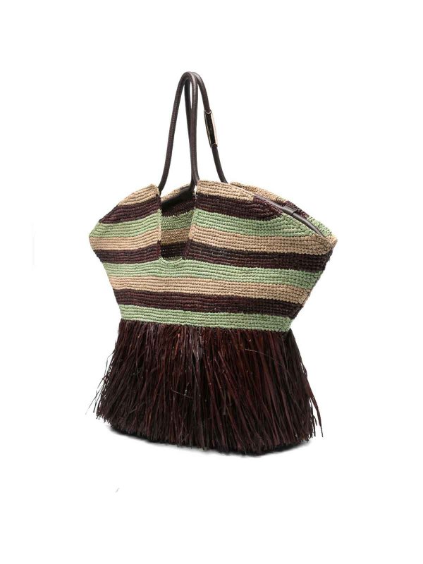 ZIMMERMANN: Handtaschen online - Shopper - Dunkelrot