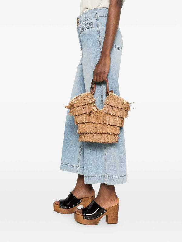 The Best Shops ZIMMERMANN: Handtaschen - Shopper - Beige