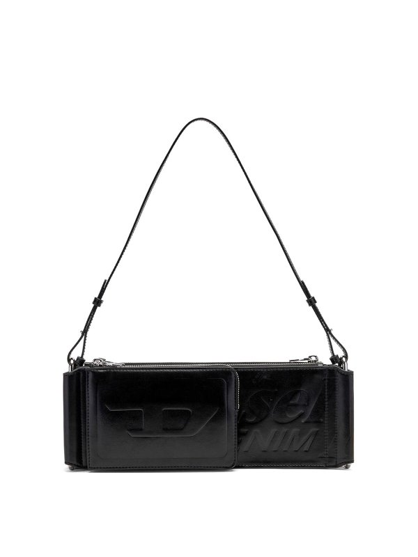 DIESEL: トートバッグ - トートバッグ - 黒