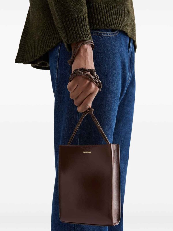 クロスボディバッグ - ブラウン shop online: JIL SANDER