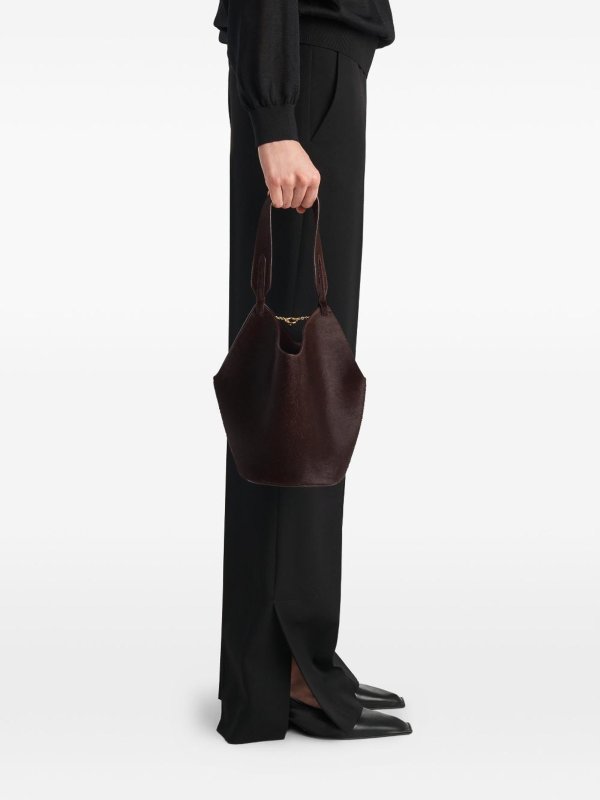 The Best Shops KHAITE: バケットバッグ - バケットバッグ - ダークレッド