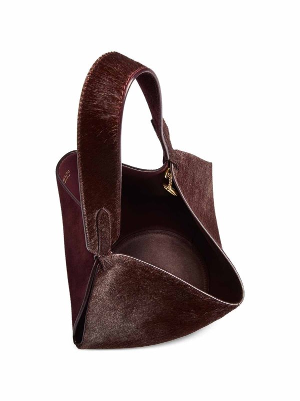 KHAITE buy online バケットバッグ - ダークレッド